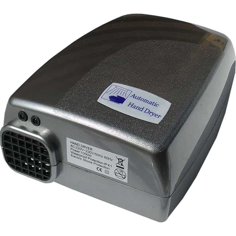 Сушарка для рук ZINGER ZG 815SAT, автоматична, пластиковий корпус, 1000 Вт